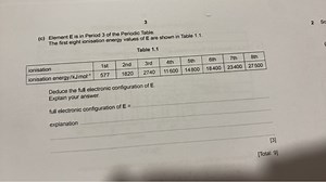 32 So(c) Element E is in Period 3 of the Periodic Table.The... | Filo
