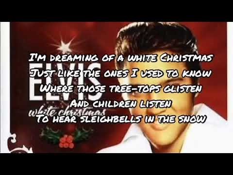 Elvis Presley - White Christmas (Lyrics)