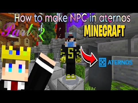 How to Add NPCs in Your Minecraft Server💀 (Aternos 1.21.8 Guide)