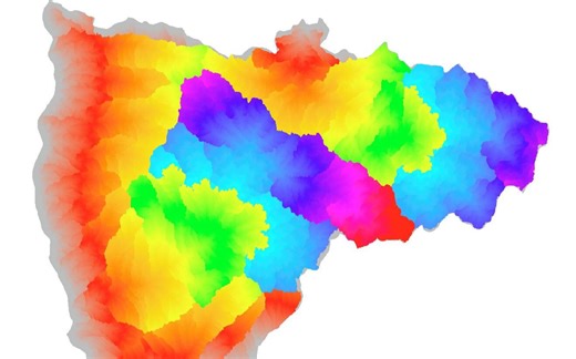 实验一 基于ArcGIS Pro和QGIS的DEM水文分析