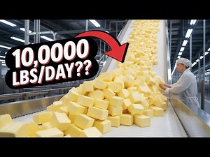How Butter is Made in Factories (Full Production Process) 🧈 – From Milk to Packaging!