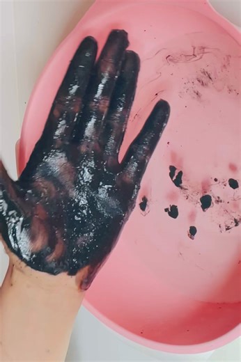 Only two ingredients/homemade natural hair dye/homemade hair colour #shorts #youtubeshorts #hair