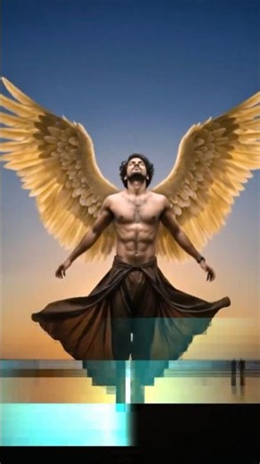 Golden Angel Wings | Realistic Cinematic Transformation (4K)