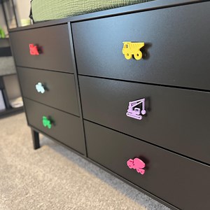 Unique Drawer Pulls - Construction Nursery Decor - for Dressers, Side Tables, and Kids Room! - Etsy