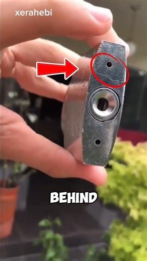 Here’s the secret behind the small hole at the bottom of a padlock