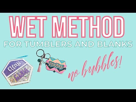 How to Use the Wet Method to Apply Vinyl