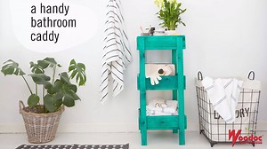 7.1K views · 107 reactions | Tired of playing it safe with your bathroom décor? Make this quick-and-easy caddy – and add a striking splash of colour with Woodoc Colours. Find the step-by-step instructions here --> https://bit.ly/3kOkE3v #HOMEmade #doityourself | Home Magazine | Facebook