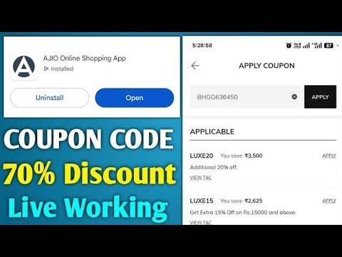 Ajio coupon code 2025 | Ajio coupon code kaise use kare