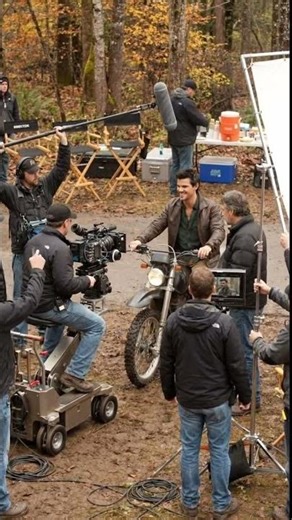 How the Twilight movie was shot. Behind the scenes of the Twilight movie #backstage #twilight