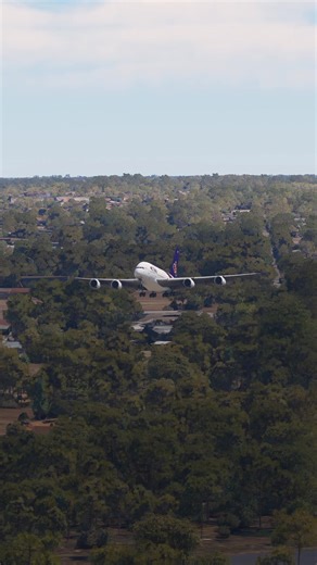 beautiful view of the plane when landing eps 740 | Jabrik