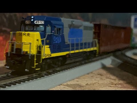 SERR 4310 Leads The Wooding Local With 13 Cars