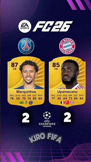 PSG vs BAYERN MUNICH ⚔️ 1v1 Player Battles | FC 26 #fc26 #psgvsbayern