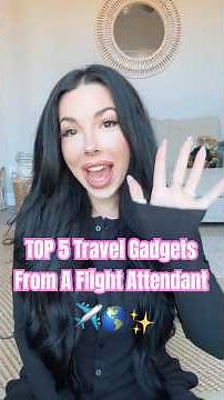 TOP 5 Travel Gadgets From A Flight Attendant ✈️🌎✨