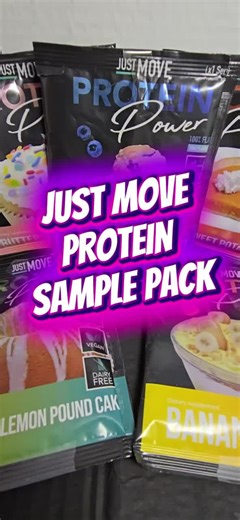 JUST MOVE PROTEIN SAMPLE PACK #TIKTOKSHOP #JUSTMOVE #HIGHPROTEIN #HEALTH #PROTEIN