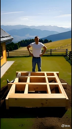 Building a Secret Underground Bunker in My Backyard! 😱#bunker #undergroundbunker #bunkerbuild