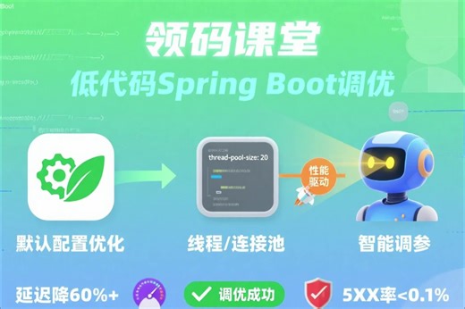 领码课堂：低代码 Spring Boot 调优