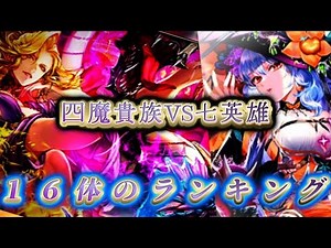 【ロマサガRS】16体のランキング 四魔貴族VS七英雄の結果は？！