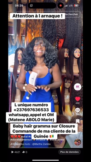 Je n ai aucun droit d auteur compositeur #perruque #perruquesanscolle #cheveuxnaturels # | BM hair and shop