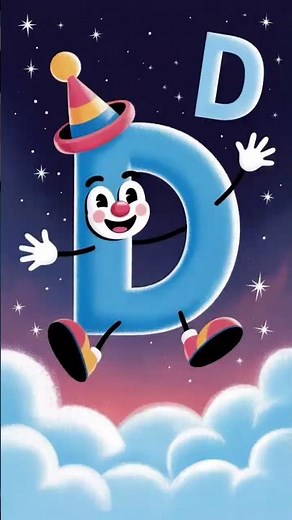 Learn the Letter D | D says /d/ like Dog! 🐶 | Fun Phonics for Kids #Shorts