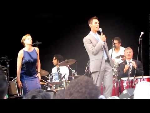 Pink Martini w/ Ari Shapiro performing "Back" at Summerstage in New York City