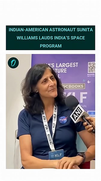 Indian-American astronaut Sunita Williams lauds India’s space program