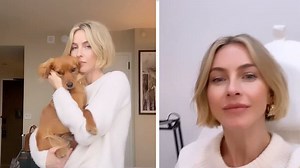 Julianne Hough stuns in white as she enjoys a self-care day