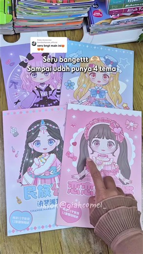 Mekap Unicorn Anak-Anak dengan Buku Stiker Aesthetic