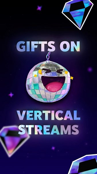NEW! Earn with gifts on vertical Live Streams