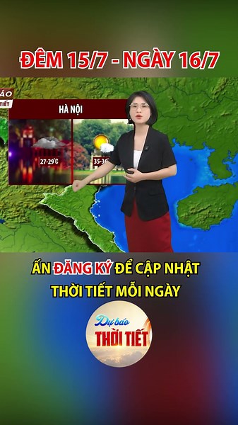 Thủ đô Hà Nội tức trời nhưng khó có mưa đêm nay - Diễn biến bất ngờ #thoitiet #dubaothoitiet #shorts