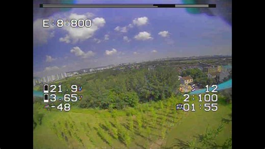 刚装好的飞机可不能炸坏！稳健花飞！新飞塔新电机新桨叶第一电，MambaF722MK4/55A WaspMajor1980KvV2 J37 1200mAh5.0