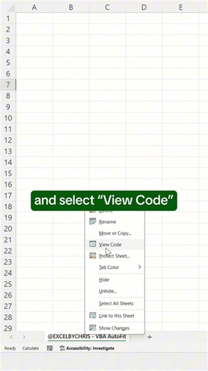 How to AutoFit Columns in Excel using VBA! #excel #spreadsheet #excelhacks