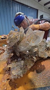 26K views · 30K reactions | ⛏️The WWII tunnel at Fisher Mountain has just yielded our best pocket to date  These spectacular carbon-included clusters show some of the finest phantoms we have seen from Arkansas #crystals #quartz #minerals #discoverearth #exploremore #naturelover #gemsandminerals #amazing | Avant Mining LLC | Facebook