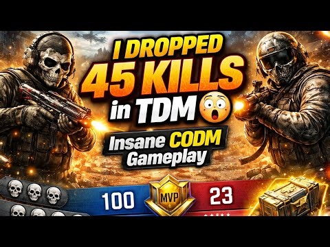 45 KILLS in TDM 😱 | Insane CODM Gameplay