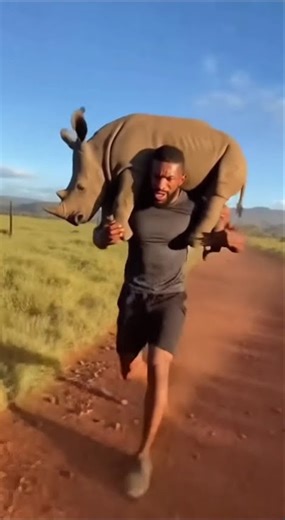 💪🦏 Leg day, rhino style! #PixelonAI