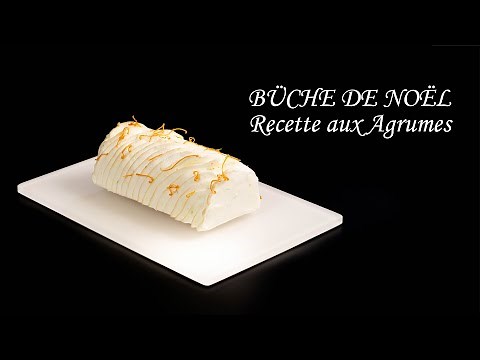 Bûche de Noël - Recette aux agrumes