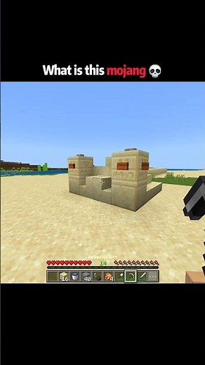 Minecraft mini desert temple moments