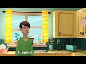 Caillou eats in his room/ makes a mess/ Grounded