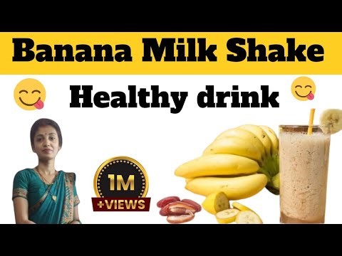 Healthy Banana Milk Shake | Morning Energy Drink | Weight Gain & Immunity Booster