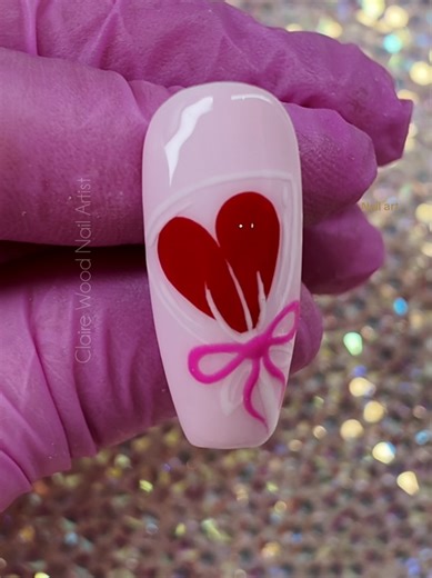 Cute Heart Lolly Nail Art Tutorial