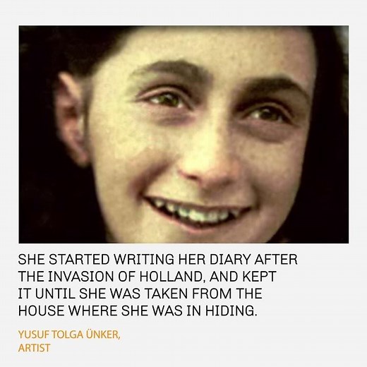 A voice from the past: Anne Frank, colorized