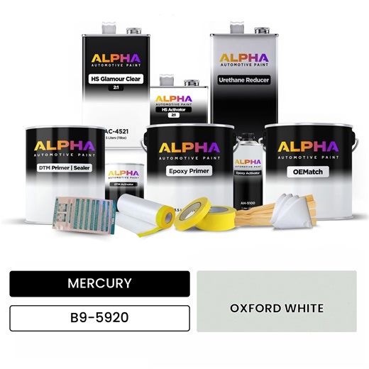 MERCURY OXFORD WHITE B9-5920 | OEMatch Automotive Vehicle Panit Kit