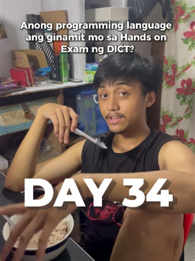 DICT Exam: Anong Programming Language?