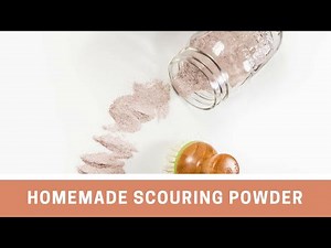 Homemade Scouring Powder Multi-purpose Scrubber Recipe