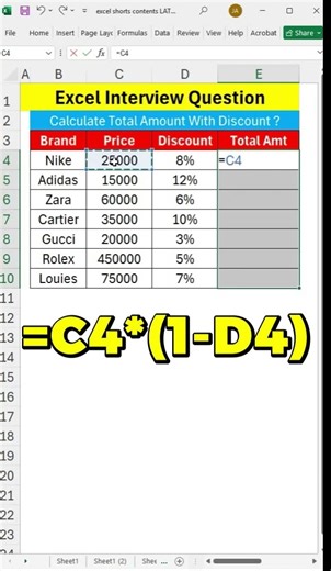 🎯 One Excel Trick Every User Must Know! #excel #exceltips #exceltricks #excelshorts