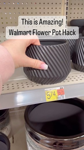 How cute is this?! This little flower pot from @walmart @betterhomesandgardens is under $6 and perfect for your 3-wick candles from @bathandbodyworks . I was actually looking for the larger size, but stumbled upon this cutie and love it! Walmart viral planter. #walmartfinds #viralfinds #bathandbodycandles #homedecor #peacefulhome #selfcaretip #candlehack #sahm #sahmlifestyle | The Sister Styled Life