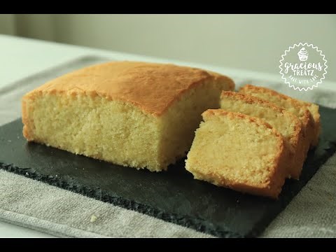 Eggless Butter Cake | Pound Cake Recipe