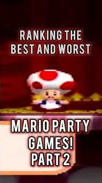 Ranking the BEST AND WORST MARIO PARTY GAMES! Part 2 #nintendo #marioparty #n64