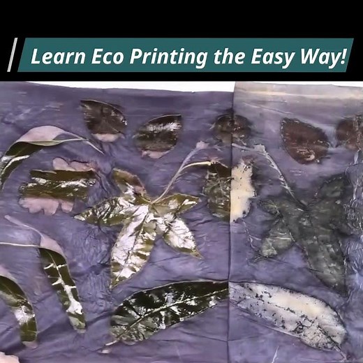Eco printing with iron blankets