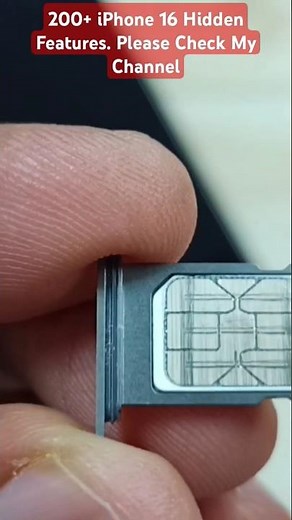 iPhone 16/16 Pro Max | How to Insert SIM Card #iphone16 #ios18 #iphone