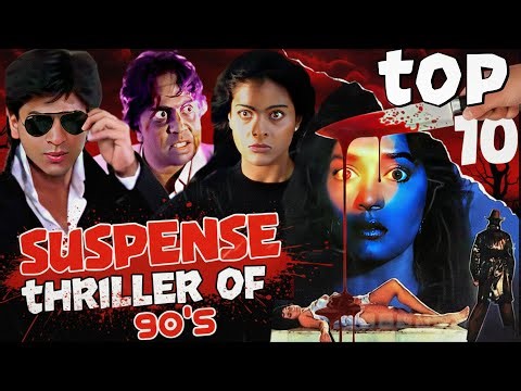 Top 10 Suspense Thriller Movies of 90s | Baazigar | Khiladi | Gupt | Fareb | 100 Days | Kaun